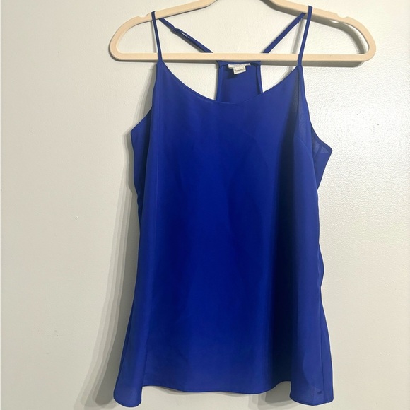 J. Crew Strappy Y-Back Camisole Tank | Royal Blue | 4 - Picture 1 of 5